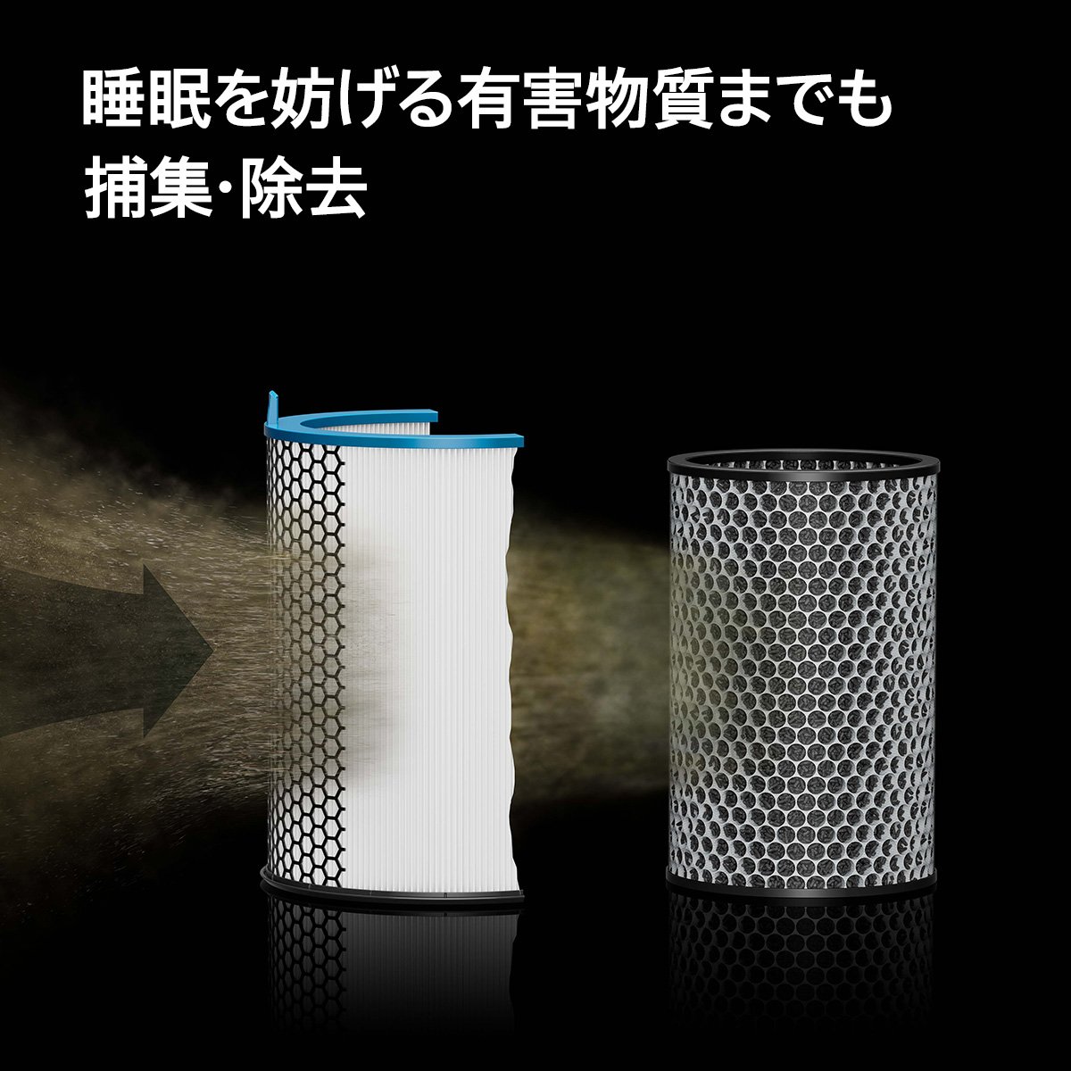 【メーカー正規品】ダイソン 空気清浄機 Dyson HushJet shizuka SP01-BT ブラック／ティール