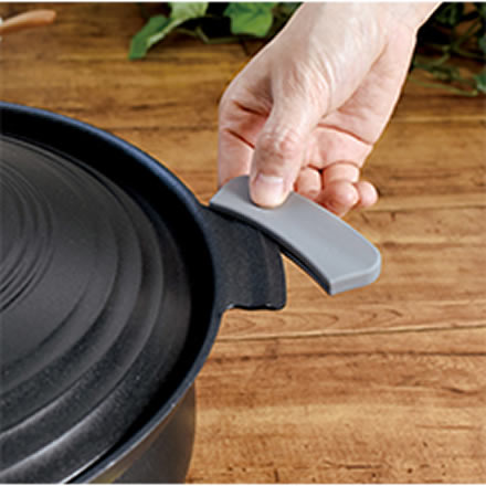 土鍋風卓上鍋 IH/ガス火対応 27cm K-10662BK 4-5人用