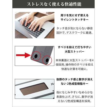 カシオ 本格実務電卓（日数・時間計算） デスクタイプ DS-20DC-N