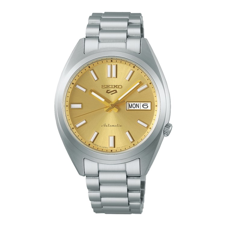 セイコー ファイブスポーツ 腕時計 SNXS Series 自動巻 ゴールド ペアウォッチ 国内正規品 ペア箱入り SBSA295・SRRA011 クロス付き