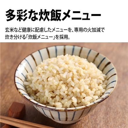 シャープ 炊飯器 3合炊き KS-CF05B-W ホワイト 北海道米3kg付き SHARP 炊飯ジャー 一人暮らし