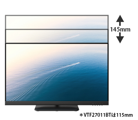 富士通 VTシリーズ VTF22021BT FUJITSU 21.5型ワイド FUJITSU ケーブル クロスセット