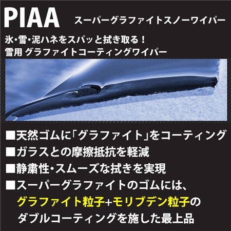 ピア 冬用 ワイパー スーパーグラファイト スノーブレード ハリアー (R2.6～) WG65W WG40W WG34KWT 3本セット