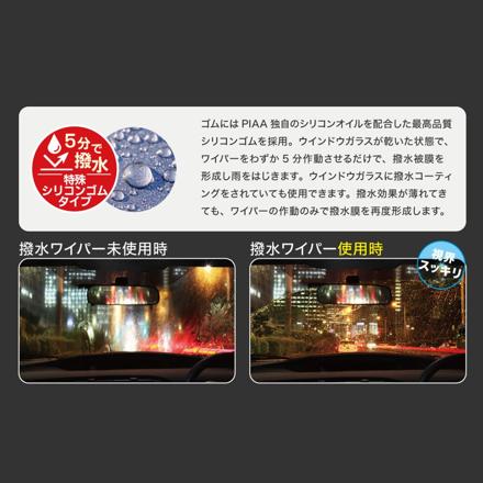 ホンダ N-BOX (H29.9～R5.9) PIAA スリムヴォーグシリコートワイパー フロント用 ＆リヤ専用超強力シリコートワイパー 3本セット WSVS48A WSVS43C WSU35RL