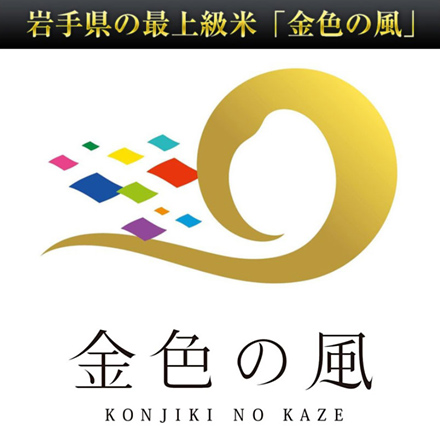 新米 白米 岩手県産 金色の風 2kg×3袋 計6kg 令和6年産