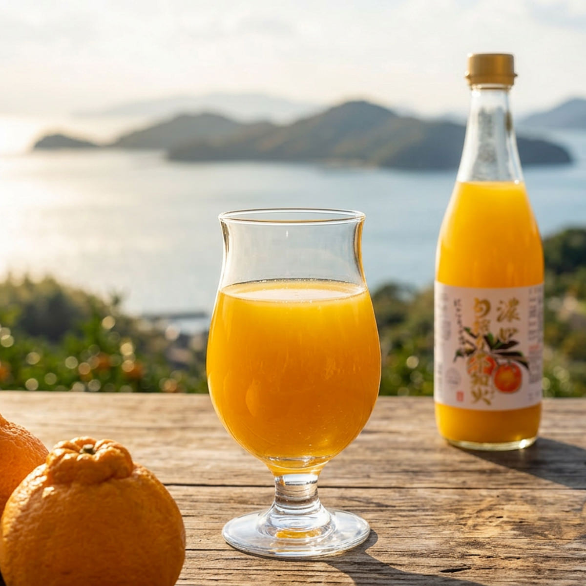 果実ミックスジュース 濃い旬搾り不知火 〔700ml×6〕ストレートジュース［沖縄県・離島 配送不可］