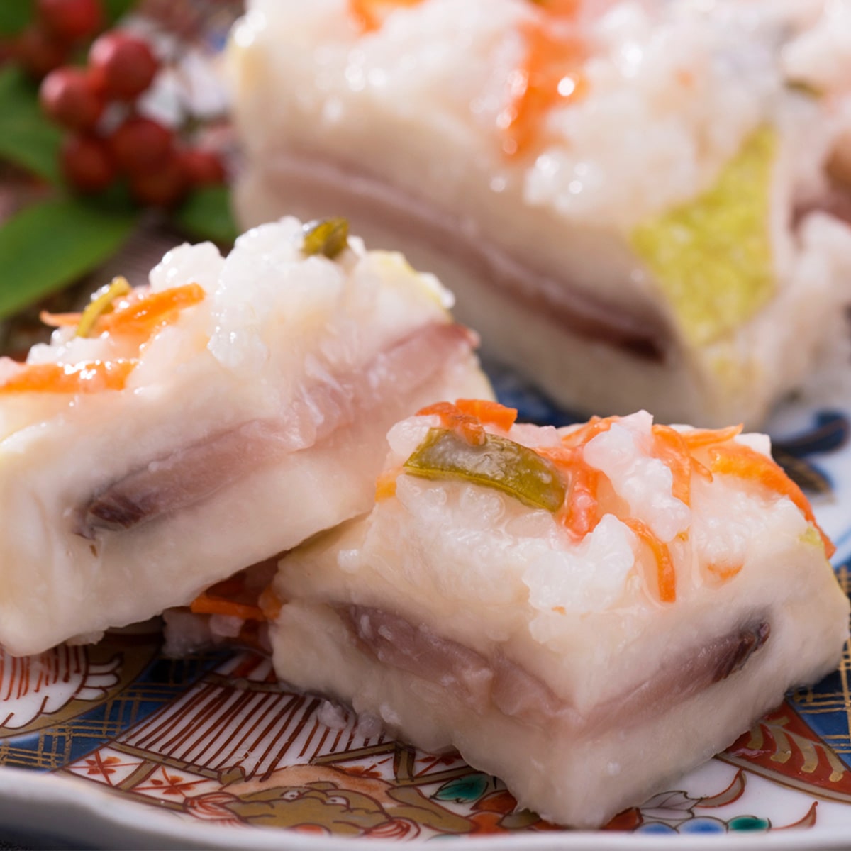 土づくりからはじめ加賀野菜は健康そのもの　自然の恵みと伝統の技が生みだした発酵食品・かぶら寿し大根寿し詰合せセット　旭漬物・石川県