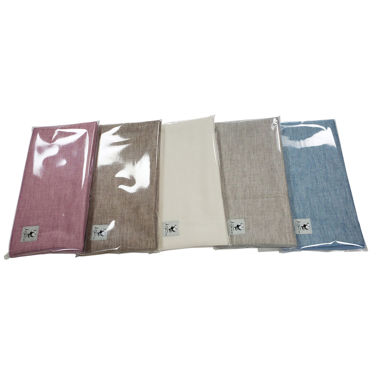 6重ガーゼハンカチ 〔(幅約25cm×長さ25cm)×3〕 ハンカチ ライトブルー