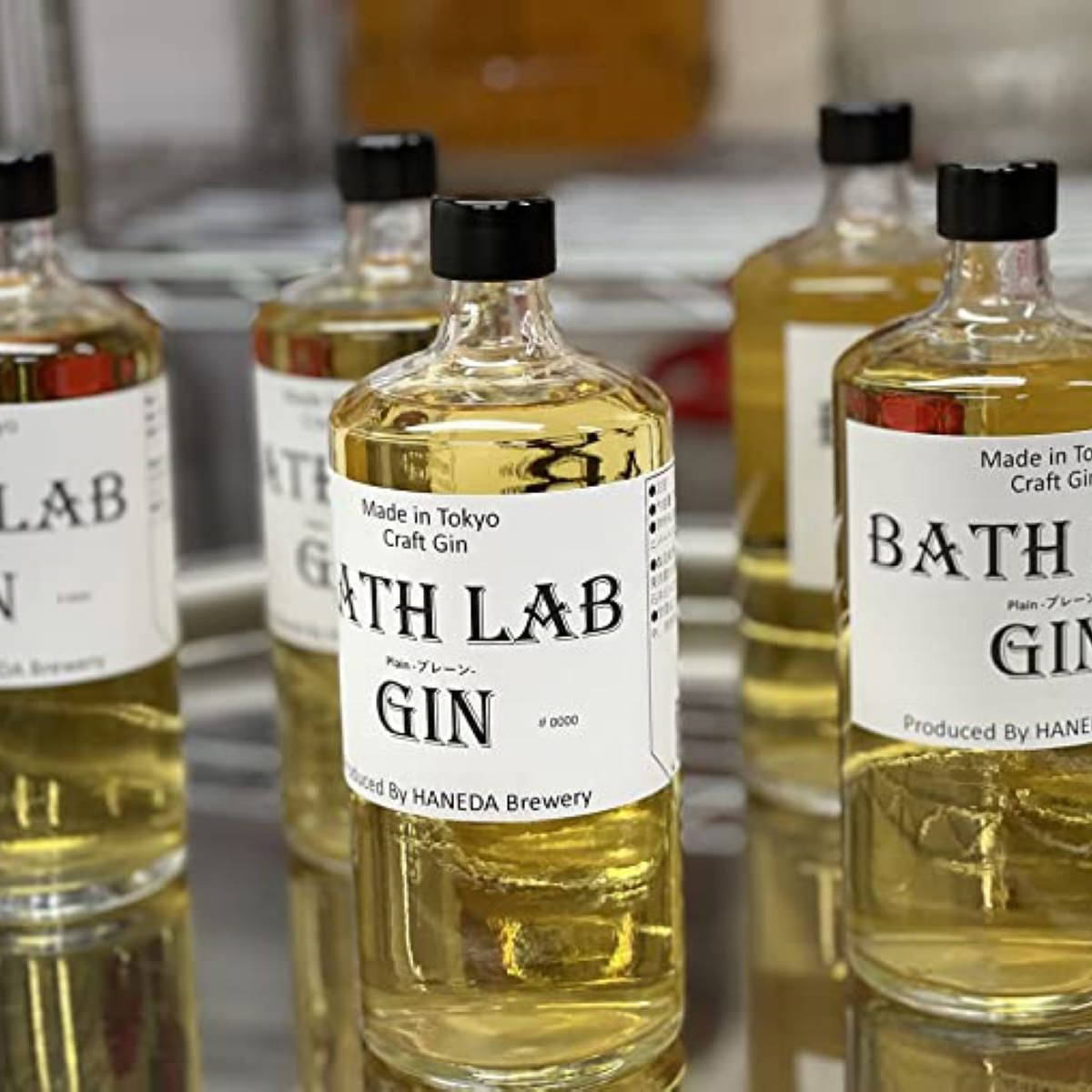 羽田ビール BATH LAB GIN #000 プレーン 〔720ml〕 ジン リキュール