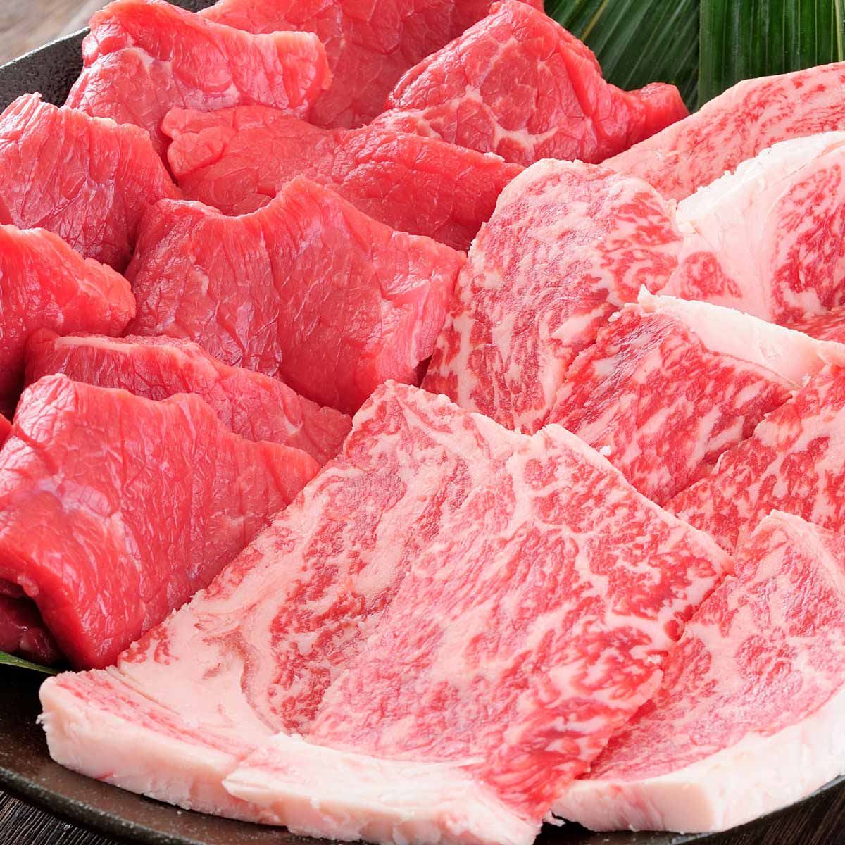 氷温(R)熟成牛 焼肉セット 〔もも・ロース各300g、牛脂×1〕 牛肉