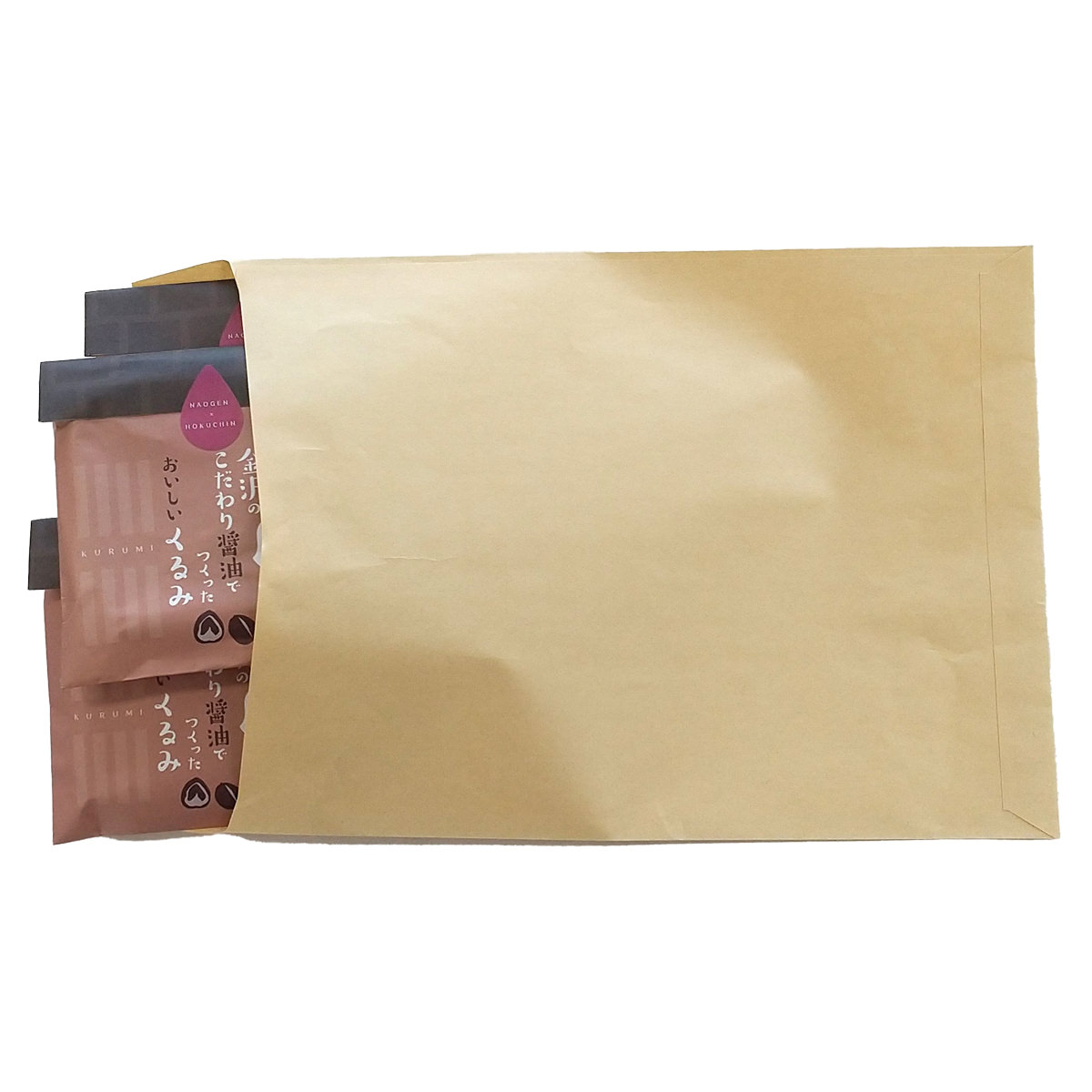 金沢のこだわり醤油でつくった おいしい くるみ 〔40g×3個〕 ナッツ おつまみ