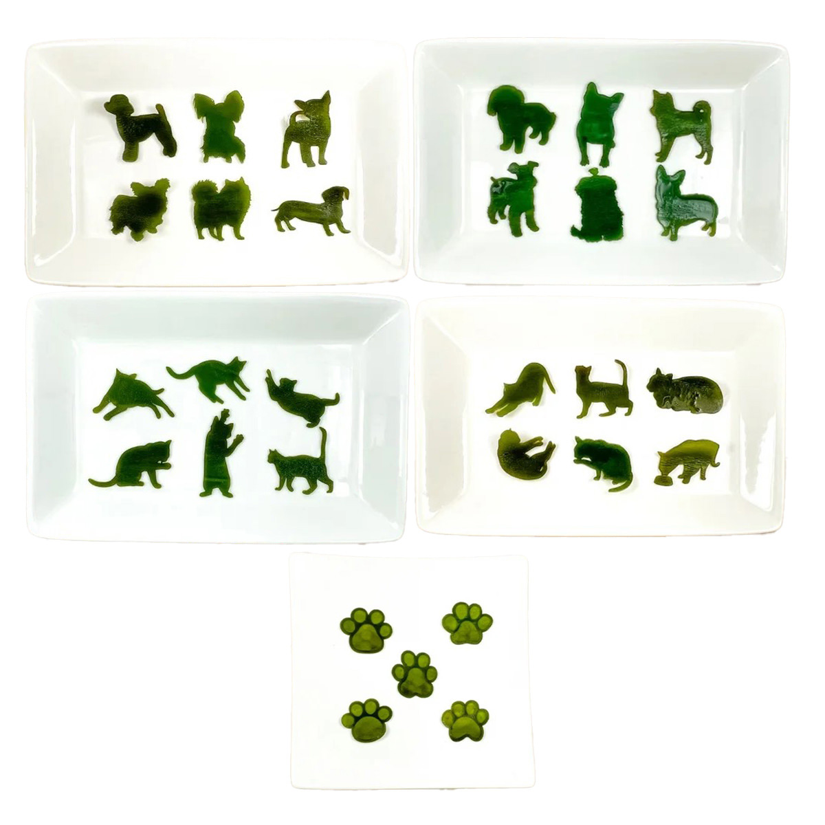 デザイン昆布 動物昆布シリーズ 飾りこんぶ 〔ワンこんぶ・ワンこんぶII・ニャンこんぶ・ニャンこんぶII・肉球こんぶ〕 昆布