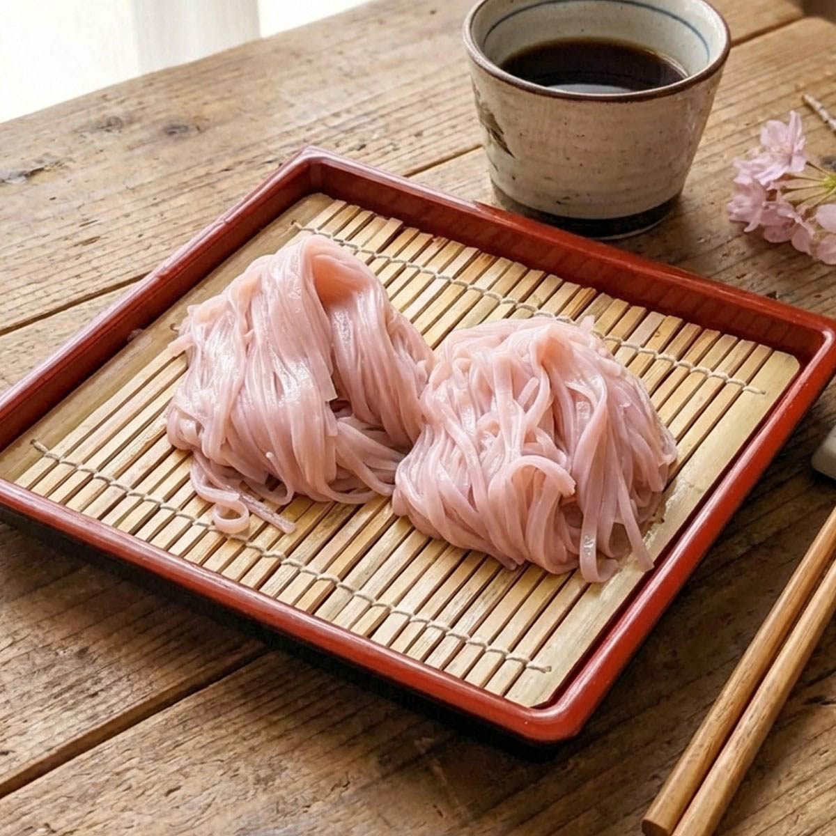 稲庭古来うどん 桜うどん 食べ比べ 〔うどん150g×2、桜うどん300g〕稲庭うどん 乾麺