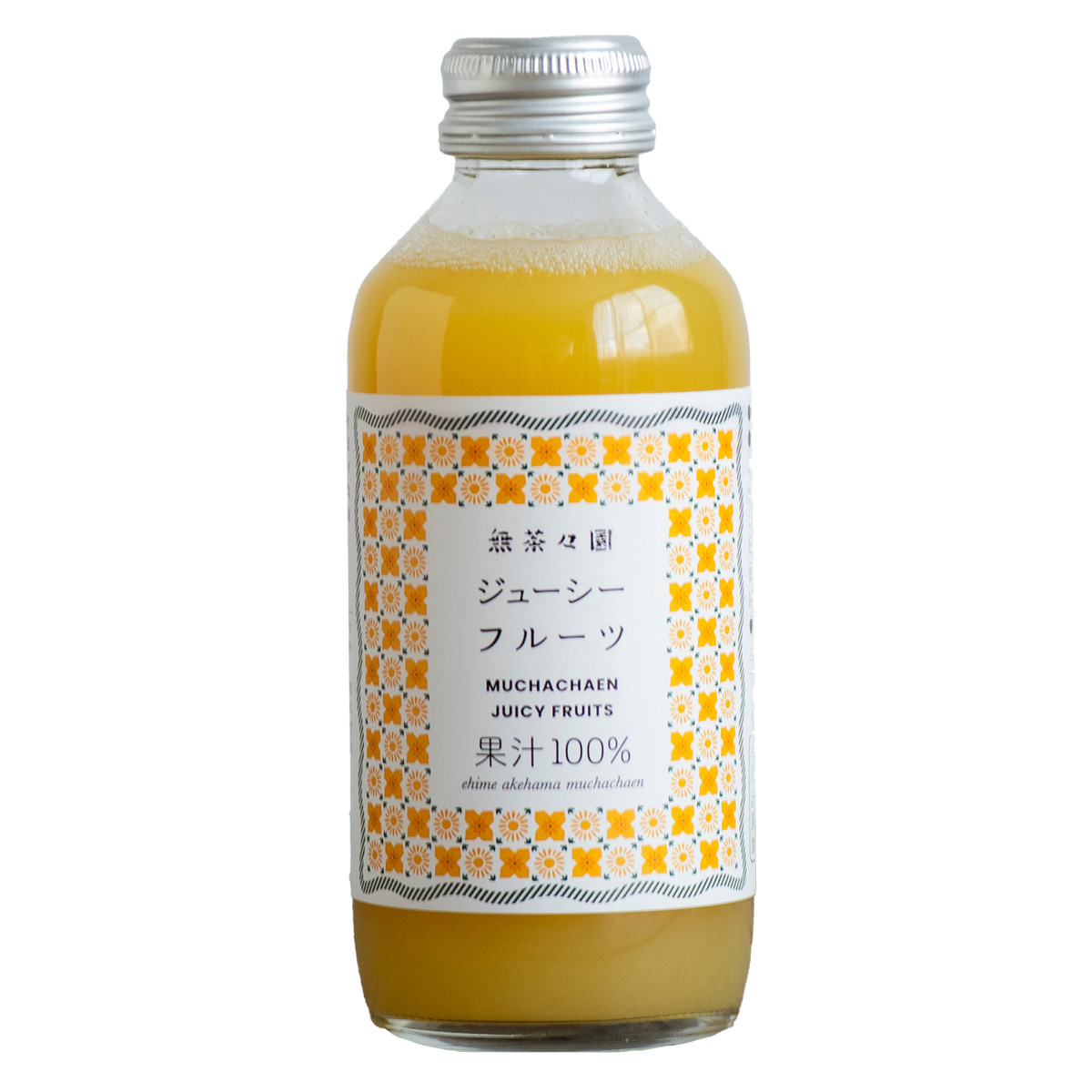 無茶々園 愛媛 果汁100％ ジューシーフルーツジュース 〔180ml×12本〕 ジュース 常温【沖縄県・離島 配送不可】