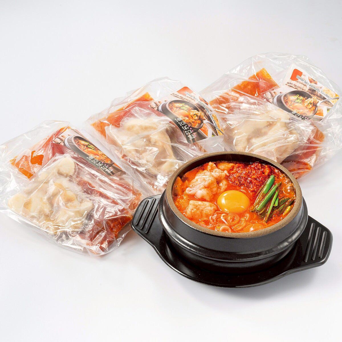 東京純豆腐 ホルモンスンドゥブ 〔(スープ、牛小腸、チャンジャ)×5〕スンドゥブ 具材