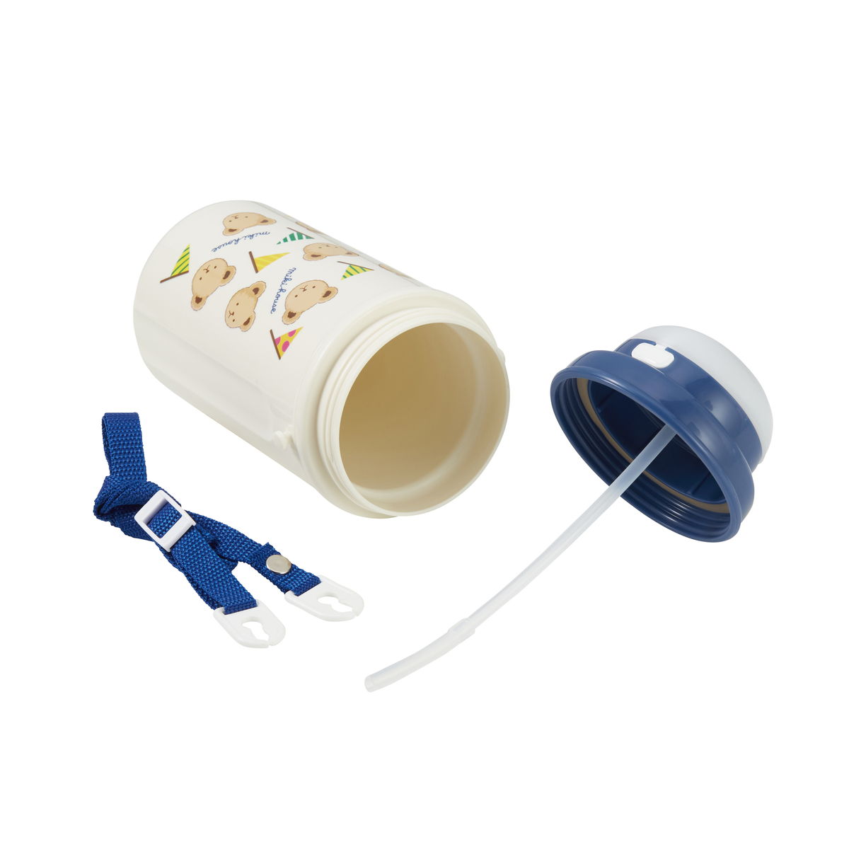 ミキハウスベア 保冷ストローホッパー（450ｍｌ）