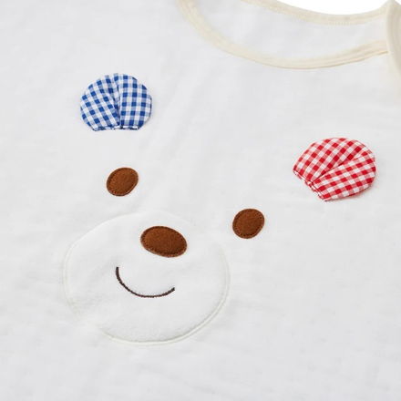 ミキハウスホットビスケッツ ガーゼスリーパー(76-8036-497)アイボリー