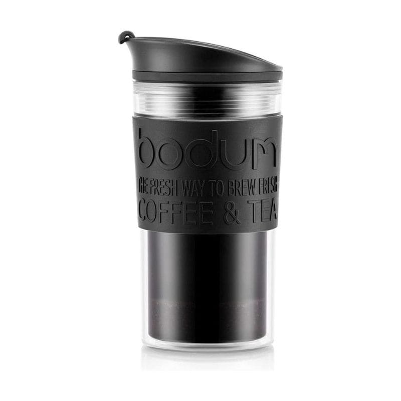 bodum ボダム 携帯用フレンチプレスコーヒーメーカー マグ用リッド付き プラスチック 350ml オフホワイト K11102-913