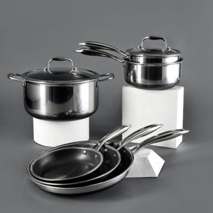 HexClad ヘックスクラッド ハイブリッド 蓋付き鍋 Hybrid Pot With Lid 20cm 2.8L CWPTLD03