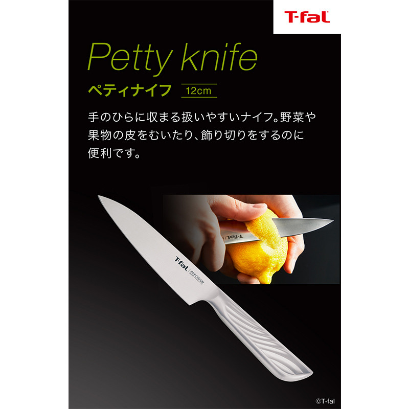 T-fal ティファール プレシジョン ペティナイフ 12cm シルバー K27709