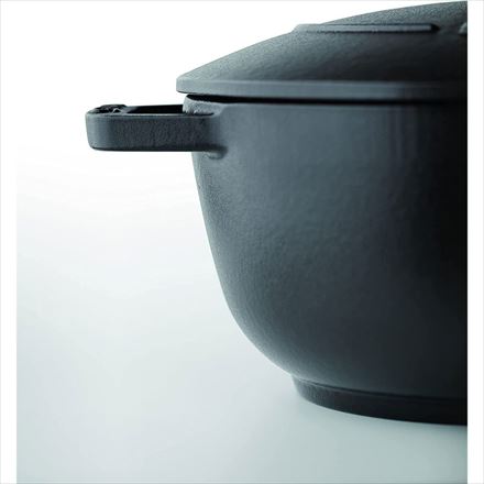 staub ストウブ Wa-NABE L 20cm ブラック 40501-009 両手 鋳物 ホーロー 鍋 炊飯 3合 IH対応