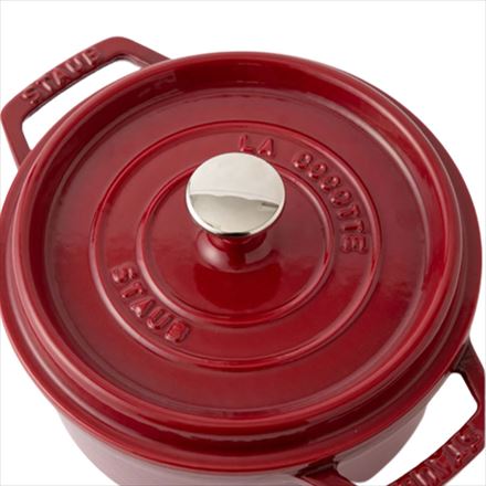 staub ストウブ ピコ・ココット ラウンド 18cm グレー 40509-484 両手 鋳物 ホーロー 鍋 IH対応