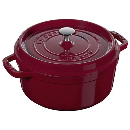 staub ストウブ ピコ・ココット ラウンド 24cm グレー 40500-246