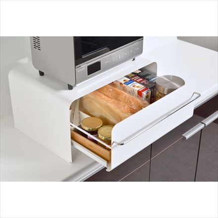 UtaU ウタウ ブレッドケース ブレッドボックス 食パンケース パン入れ ブレッドドロワー ピュアホワイト SI-515016