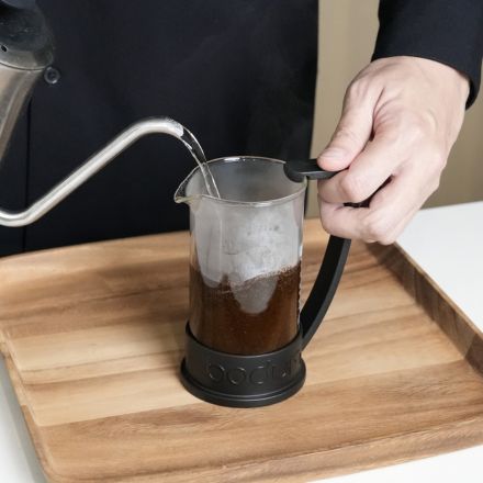 bodum ボダム フレンチプレス 350ml+ダブルウォールグラス(2個) トライアルセット