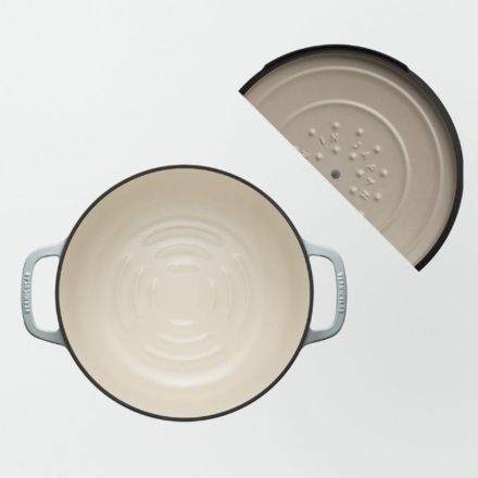 Vermicular バーミキュラ オーブンポット2 26cm セルフスタンディングリッド オイスターグレー OP2R26S-GY