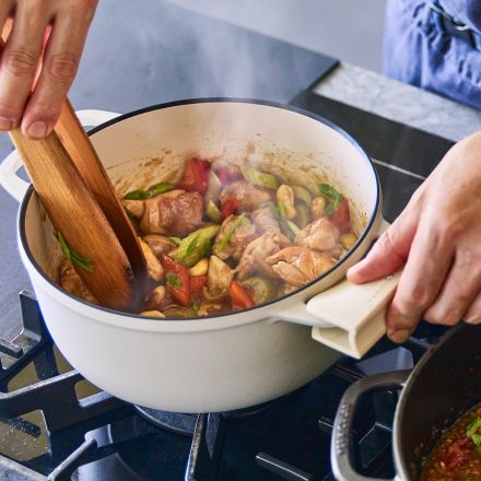 Vermicular バーミキュラ シリコンポットホルダー＆マルチスタンド ベージュ SH01-BG