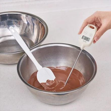 タニタ シンプルシリーズ デジタル温度計 ダークグレー TT-P01-DG