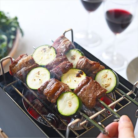 オークス APELUCA アペルカ TABLETOP GRILL アウトドア 炭焼き APS7004