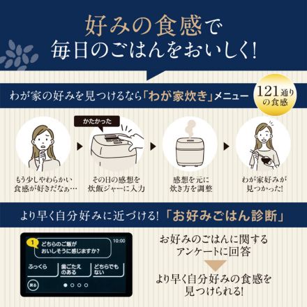 象印マホービン 圧力IH炊飯ジャー 炎舞炊き（白）NXAA10-WZ