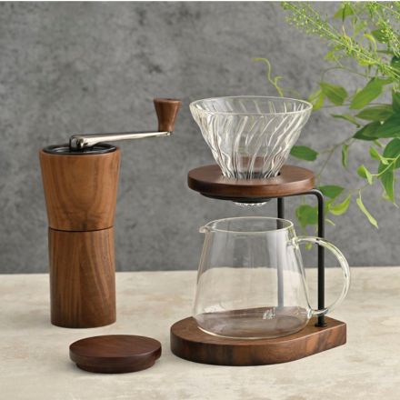 HARIO ハリオ ドリップスタンドセット ウォールナット WDS-1006-WN