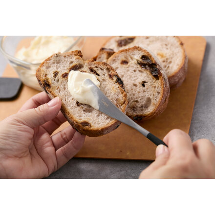 Cutipol クチポール GOA ゴア ブラック バターナイフ シルバー 単品 GO.25