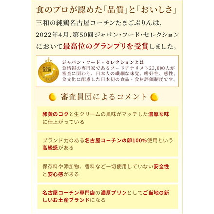 国産 地鶏 三和の純鶏 名古屋コーチン たまごぷりん 2個セット