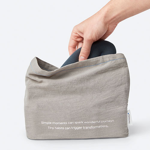 Ostrichpillow HEATED NECK WRAP Midnight Grey