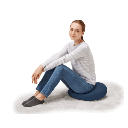 MOGU モグ プレミアムホールクッション ネイビー