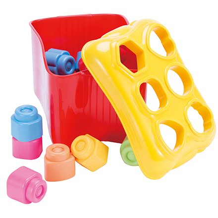 Clementoni ベビークレミー やわらかブロック パズルセット