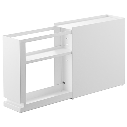 tower タワー 隠せる引き出し収納 ホワイト 1428