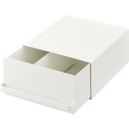 tower タワー 引き出し付きキッチン家電下ラック ホワイト 2018