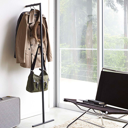 LINE ライン スリムコートハンガー ブラック 2768