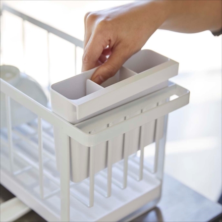 tower タワー スリムツーウェイ水切りワイヤーバスケットホワイト 5068