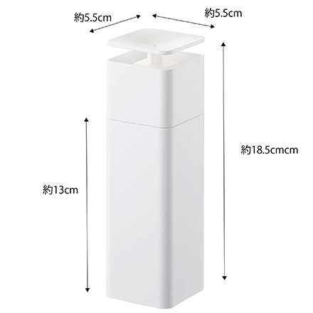 tower タワー 片手で出せるディスペンサー ホワイト 5213