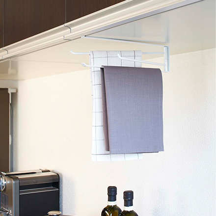 tower タワー 戸棚下布巾ハンガー ホワイト 7113