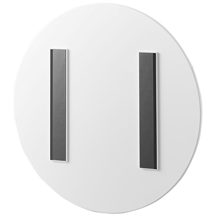 tower タワー マグネットバスルームミラー 丸型 42cm ホワイト 10177