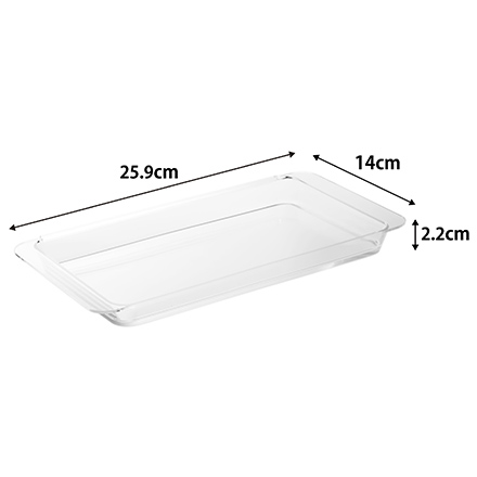 tower タワー 電子レンジ対応連結できる洗いやすい下ごしらえ調理トレー 浅型 2個組 クリア 10336