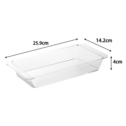 tower タワー 電子レンジ対応連結できる洗いやすい下ごしらえ調理トレー 深型 2個組 クリア 10337