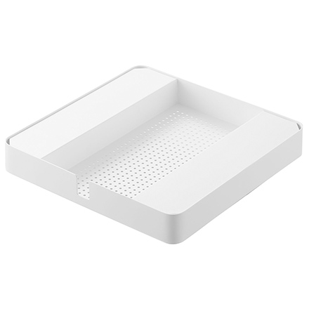 tower タワー 収納付きスチール台車 ホワイト 10350